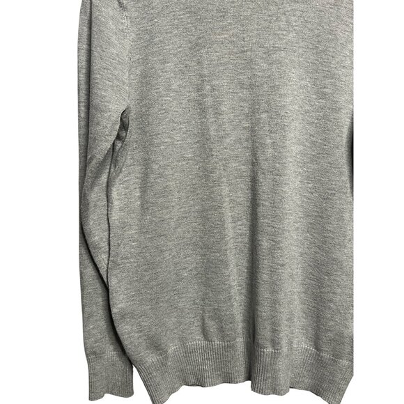 Joseph A. Men's Size M Grey Turtleneck Sweater Stretch Ribbed SOFT Comfortable - Picture 6 of 16